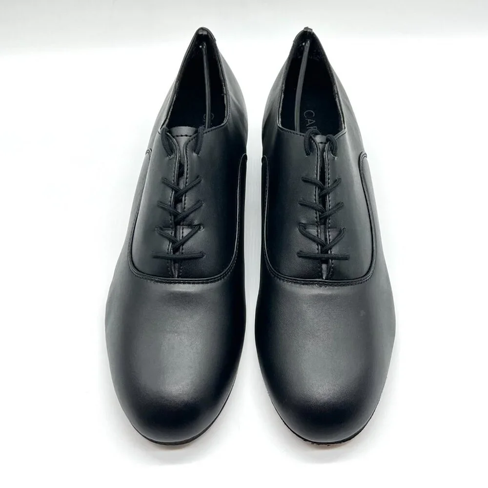 Capezio Mens Size 11 446 Black‎ Overture Oxford Character Dance Shoes